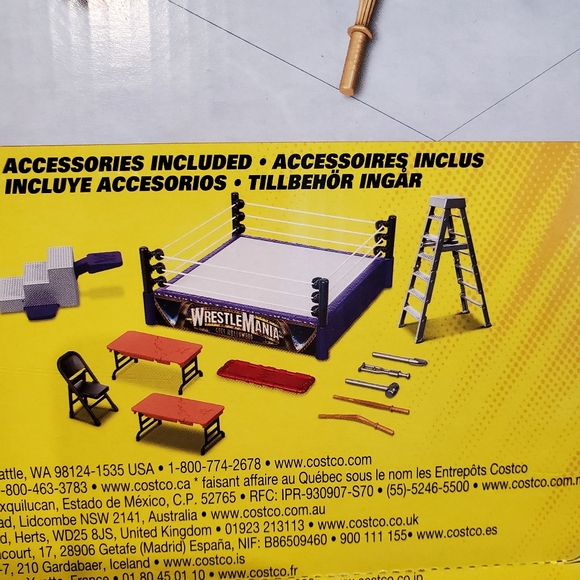 WWE Knuckle Crunchers Mini Mayhem Ring Bundle Playset Mattel NIB - Picture 7 of 12